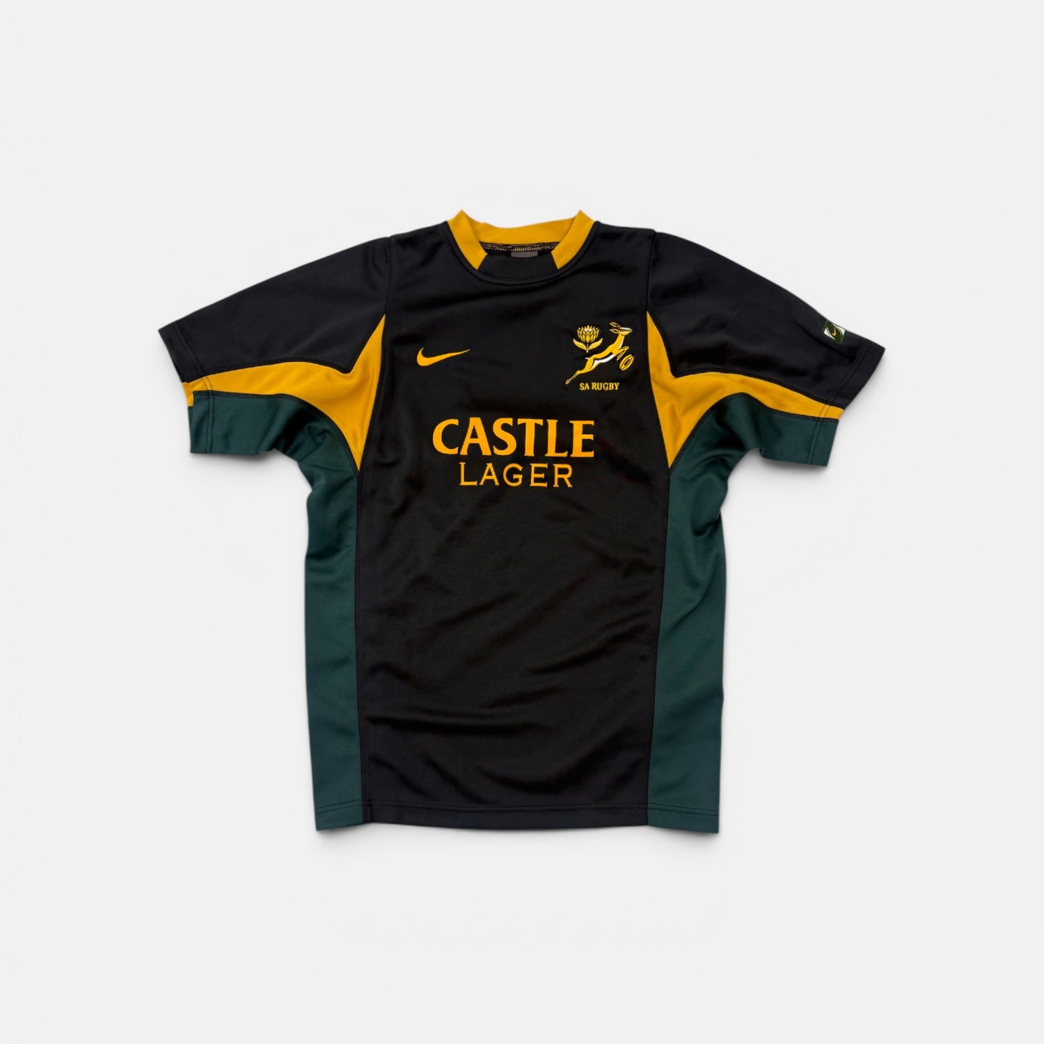 Nike South Africa Springboks Rugby Jersey M Μαύρη Αγωνιστική Μπλούζα